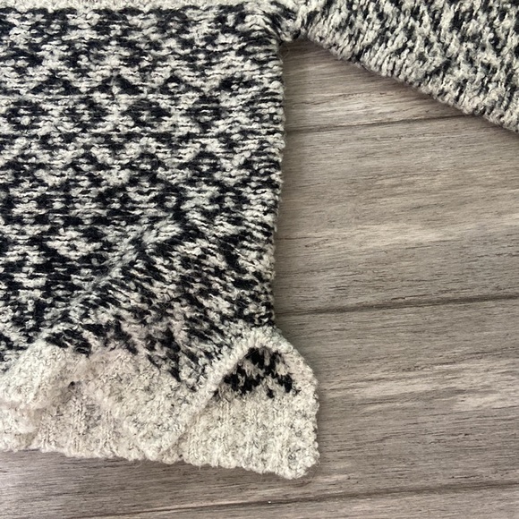 Anthropologie MOTH Solita Fair Isle Poncho Cowl Neck Sweater | Boho Nordic - Picture 13 of 13